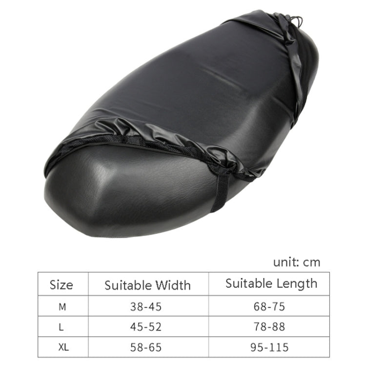 MC1004 Motorcycle Sun Protection Dustproof Rain Seat Cover, Specification: M(Black) - Seat Covers by PMC TechLife | Online Shopping South Africa | PMC TechLife | Buy Now Pay Later Mobicred