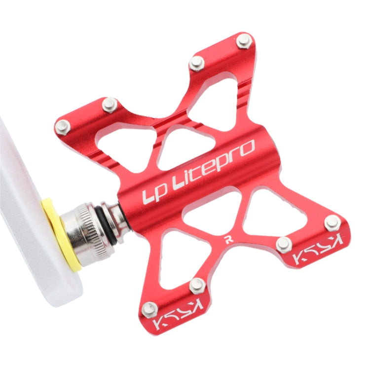 LP LitePro K5 Folding Bkie Aluminum Alloy Bearin Pedals(Red) - free shipping - PMc TechLife - Order now!