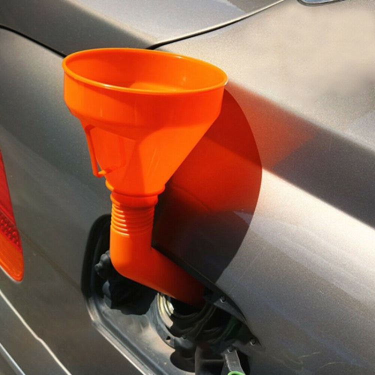 10 PCS CY12 Free Handband Filter Plastic Funnel(Orange) - Hand Tool Sets by PMC TechLife | Online Shopping South Africa | PMC TechLife | Buy Now Pay Later Mobicred