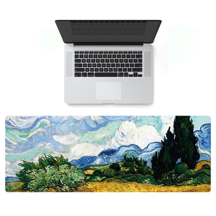 400x900x4mm Locked Am002 Large Oil Painting Desk Rubber Mouse Pad(Starry Sky) - Mouse Pads by PMC TechLife | Online Shopping South Africa | PMC TechLife | Buy Now Pay Later Mobicred