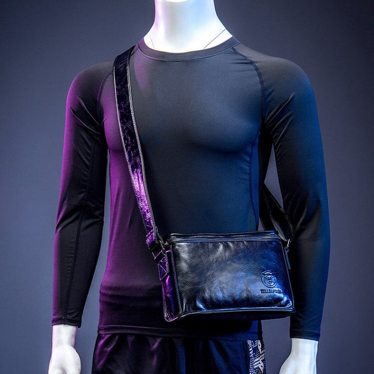BULL CAPTAIN Leather Shoulder Messenger Bag For Men(Cool Black) - free shipping - PMC TechLife - Order now!