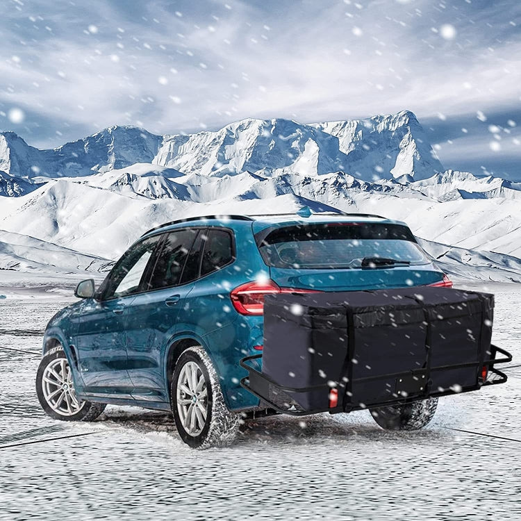 420D Waterproof Cloth Double Zipper 8 Buckle Roof Bag Luggage Bag,Style: Roof Bag+Non-slip Mat - Roof Racks by PMC TechLife | Online Shopping South Africa | PMC TechLife | Buy Now Pay Later Mobicred