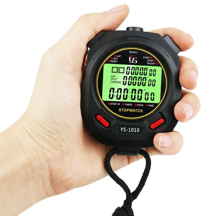 YS 3 Rows Display Luminous Stopwatch Timer Training Referee Stopwatch, Style: YS-1010 10 Memories - Pedometer by PMc TechLife | Online Shopping South Africa | PMc TechLife | Buy Now Pay Later Mobicred