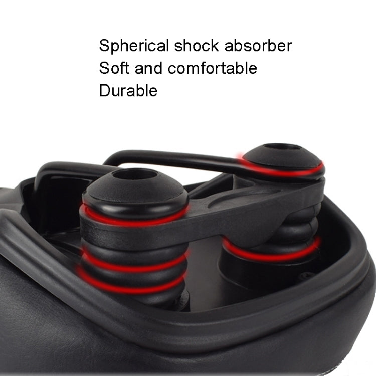 FMFXTR Mountain Bicycle Cushion Saddle Soft Wide Comfortable Spring Seat Cushion(Black) - Bicycle Saddle by FMFXTR | Online Shopping South Africa | PMc TechLife | Buy Now Pay Later Mobicred