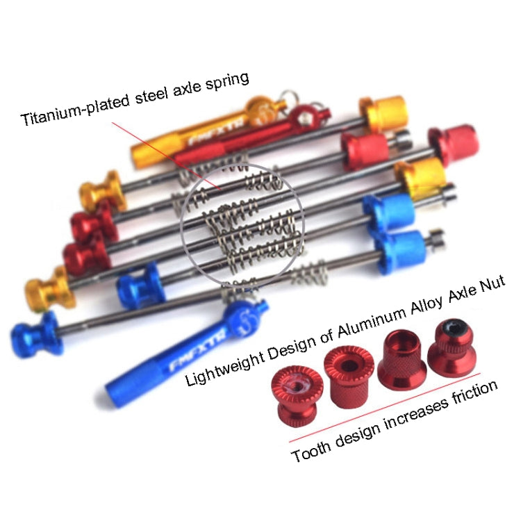 FMFXTR Mountain Bicycles Flower Drum Fast Disassembly Rod(Blue) - Quick Release by FMFXTR | Online Shopping South Africa | PMC TechLife | Buy Now Pay Later Mobicred