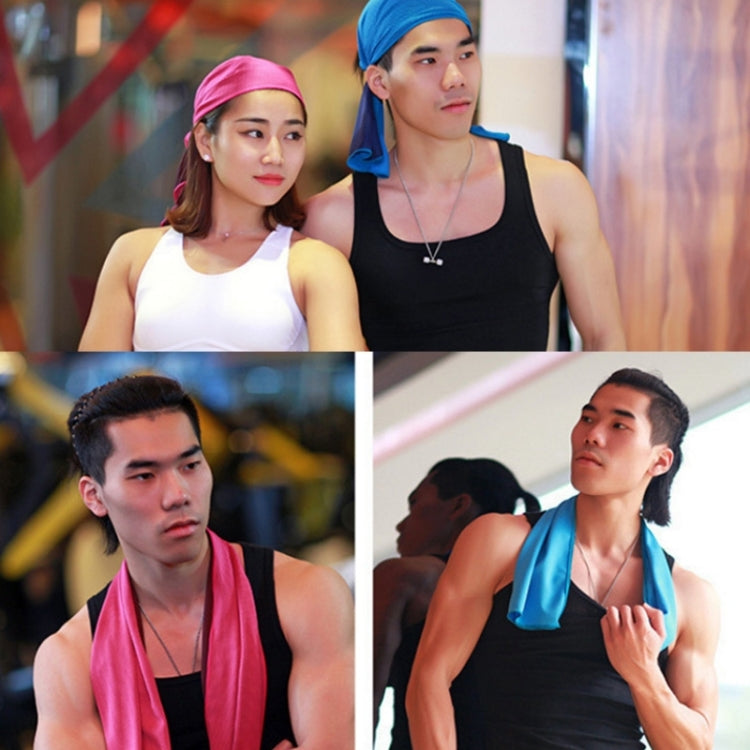 30x90cm Summer Fitness Cold Sports Towel To Cool Down Ice Cold Towel(Sky Blue) - Sports Towels by PMC TechLife | Online Shopping South Africa | PMC TechLife | Buy Now Pay Later Mobicred