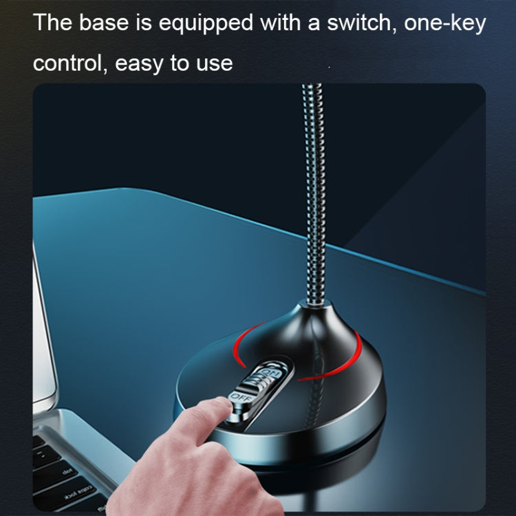 F12 Metal Hose Meeting Desktop Microphone, Spec: USB Version (Black) - Microphone by PMC TechLife | Online Shopping South Africa | PMC TechLife | Buy Now Pay Later Mobicred