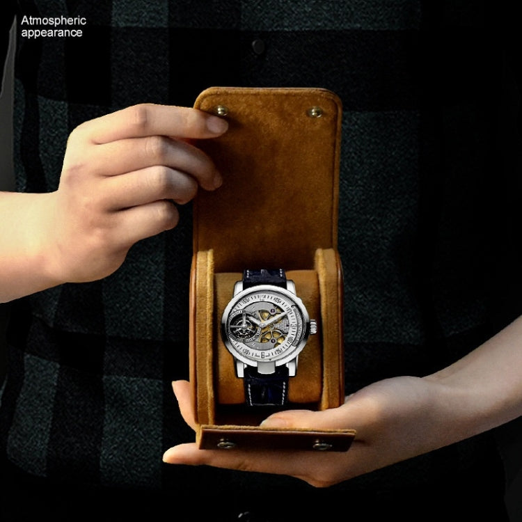 PU Leather Watch Protective Dustproof Display Box Portable Storage Box(Black) - free shipping - PMc TechLife - Order now!