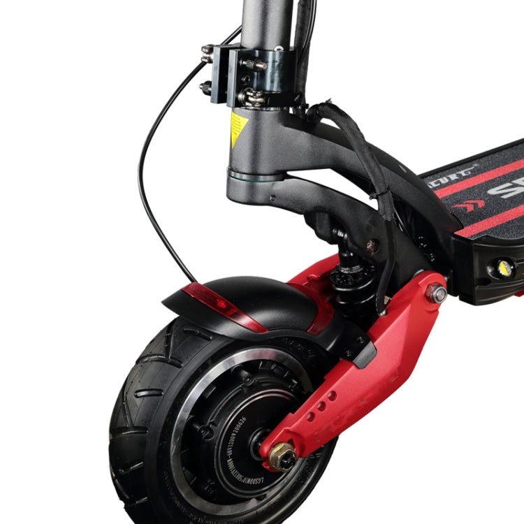 Folding Clamp For ZERO 8X 10X 11X SPEEDUAL Dualtron DT3 Thunder Electric Scooter With Pad Red - Accessories & Parts by PMC TechLife | Online Shopping South Africa | PMC TechLife