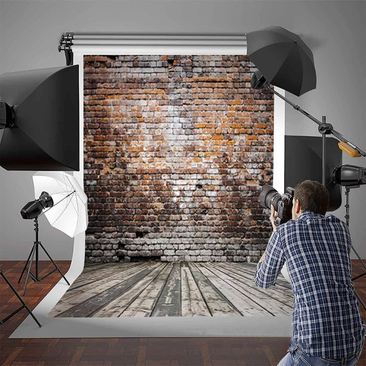 2.1m X 1.5m Brick Wall And Wooden Floor Photography Background - free shipping - PMC TechLife - Order now!