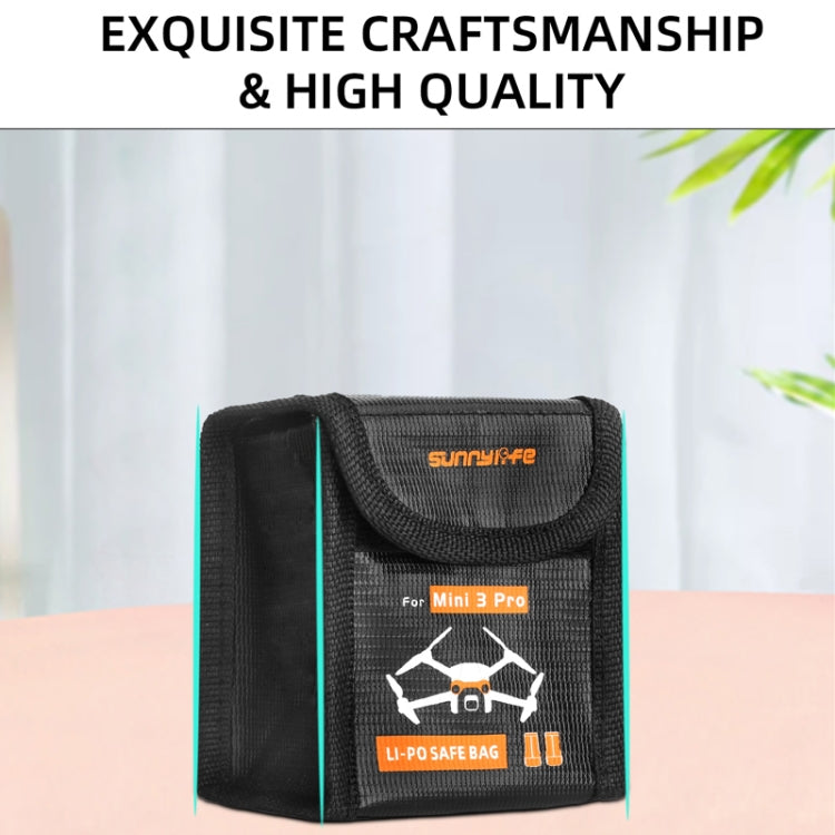 Sunnylife Battery Explosion-proof Bag Storage Bag for DJI Mini 3 Pro,Size: Can Hold 3 Batteries - Carry Cases & Bags by Sunnylife | Online Shopping South Africa | PMC TechLife | Buy Now Pay Later Mobicred