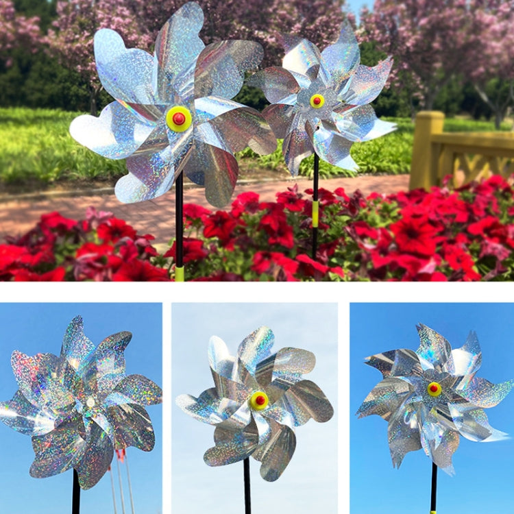 Balcony Garden Farmland Bird Catcher Reflector Anti-bird Laser Windmill, Style: Silver Octagon - Outdoor Insect Repellent by PMC TechLife | Online Shopping South Africa | PMC TechLife | Buy Now Pay Later Mobicred