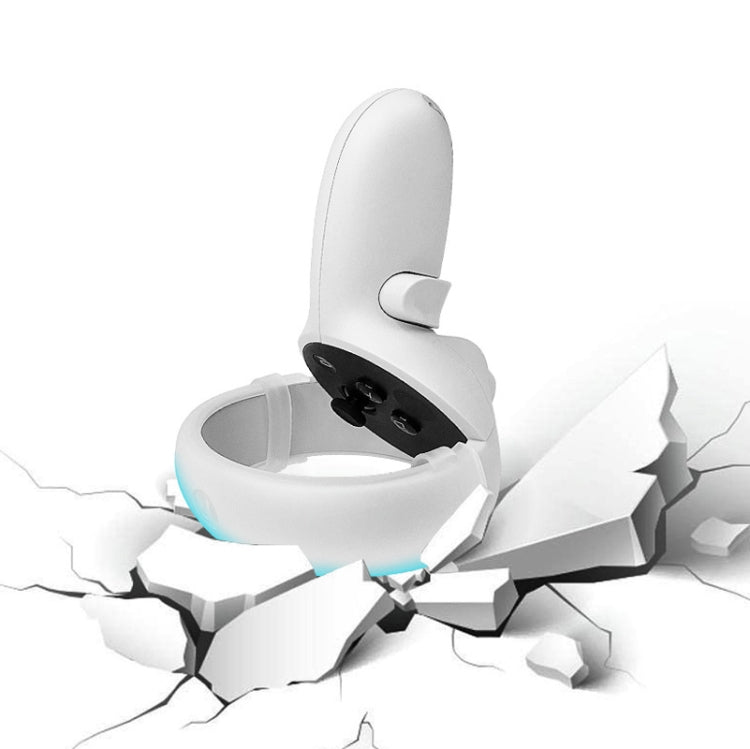 1 Pair Controller Grip Anti-collision Silicone Ring for Meta Quest 2(Transparent) - VR Accessories by PMC TechLife | Online Shopping South Africa | PMC TechLife | Buy Now Pay Later Mobicred