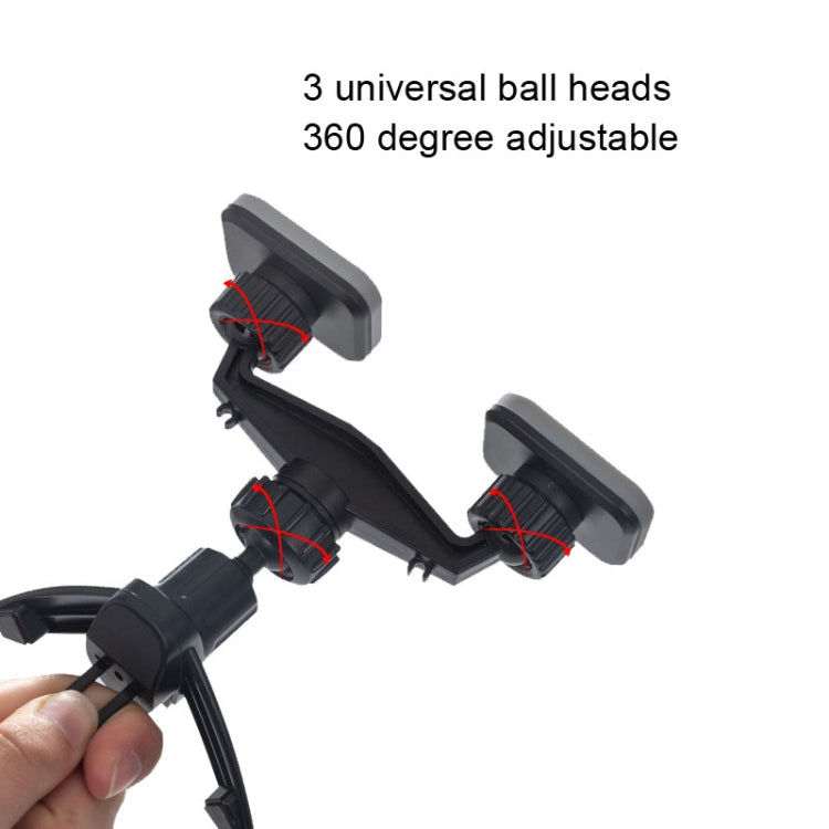 SUMITAP STH-S44Y Car Mobile Phone Double Head Magnetic Stand(Gray) - Universal Car Holders by SUMITAP | Online Shopping South Africa | PMC TechLife | Buy Now Pay Later Mobicred