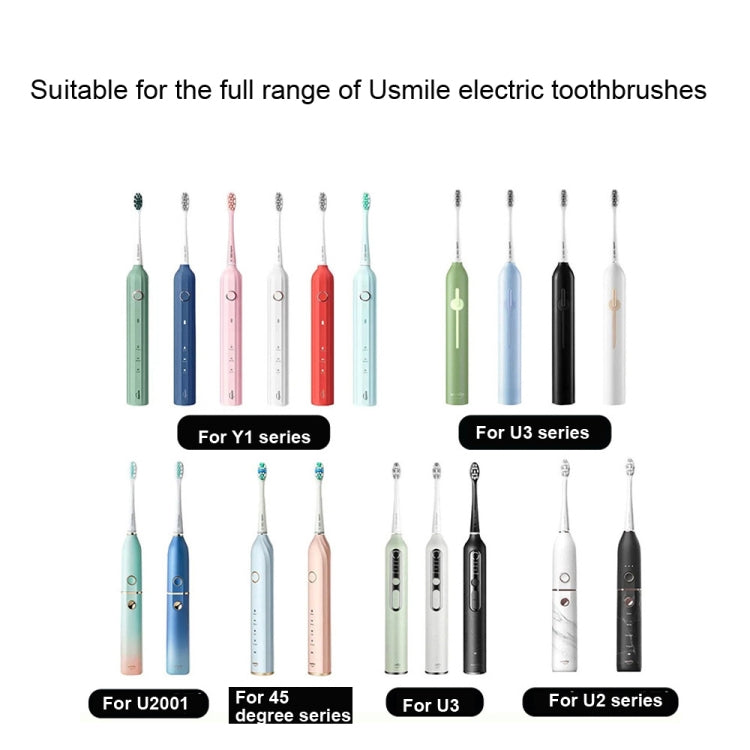 Replacement Toothbrush Heads For Usmile Y1/U1/U2 /U3/Y4/P1,Style: PRO+(White) - Replacement Brush Heads by PMC TechLife | Online Shopping South Africa | PMC TechLife | Buy Now Pay Later Mobicred
