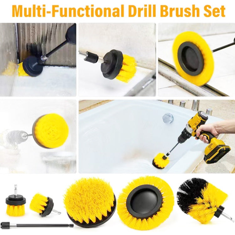 6 PCS / Set Kitchen Bathroom Car Tire Floor Crevice Clean Diamond Brush(Color Random Delivery) - Car washing supplies by PMC TechLife | Online Shopping South Africa | PMC TechLife | Buy Now Pay Later Mobicred