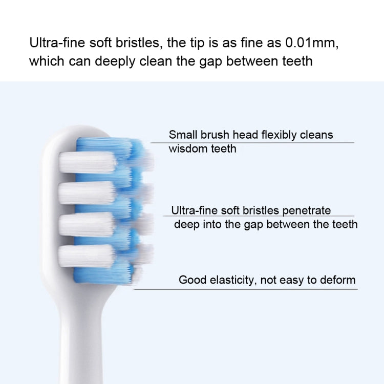 3 PCS For DR. Bei Electric Toothbrush Replacement Head(Sensitive Type) - Replacement Brush Heads by PMC TechLife | Online Shopping South Africa | PMC TechLife | Buy Now Pay Later Mobicred