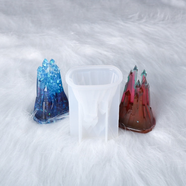 D581 DIY Crystal Drops 3D Castle Silicone Mold - Arts & Crafts by PMC TechLife | Online Shopping South Africa | PMC TechLife
