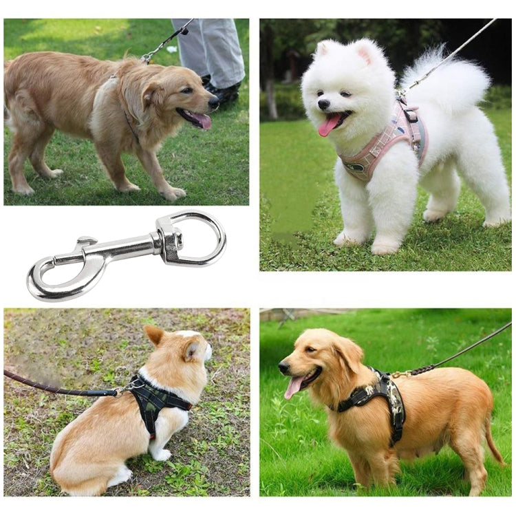 Stainless Steel Swivel Single Hook Pet Leash Hook, Specification: 90mm - Hooks by PMC TechLife | Online Shopping South Africa | PMC TechLife | Buy Now Pay Later Mobicred