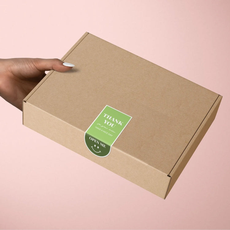 5 Bags 10 Sheets/Bag Cute Emoticon Rectangle Sticker Gift Box Sealing Sticker - Sticker & Tags by PMC TechLife | Online Shopping South Africa | PMC TechLife | Buy Now Pay Later Mobicred