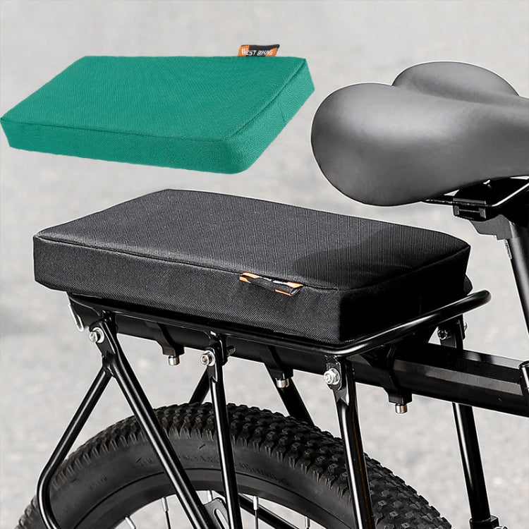 WEST BIKING YP0801137 Bicycle Rear Seat Manned Mountain Bike Soft Seat(Black) - Bicycle Saddle by WEST BIKING | Online Shopping South Africa | PMc TechLife | Buy Now Pay Later Mobicred