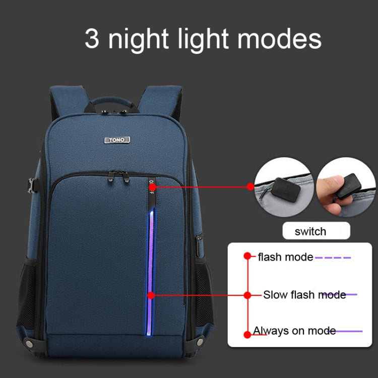 TONO LED Light SLR Digital Camera Backpack With USB Port(Black) - free shipping - PMC TechLife - Order now!