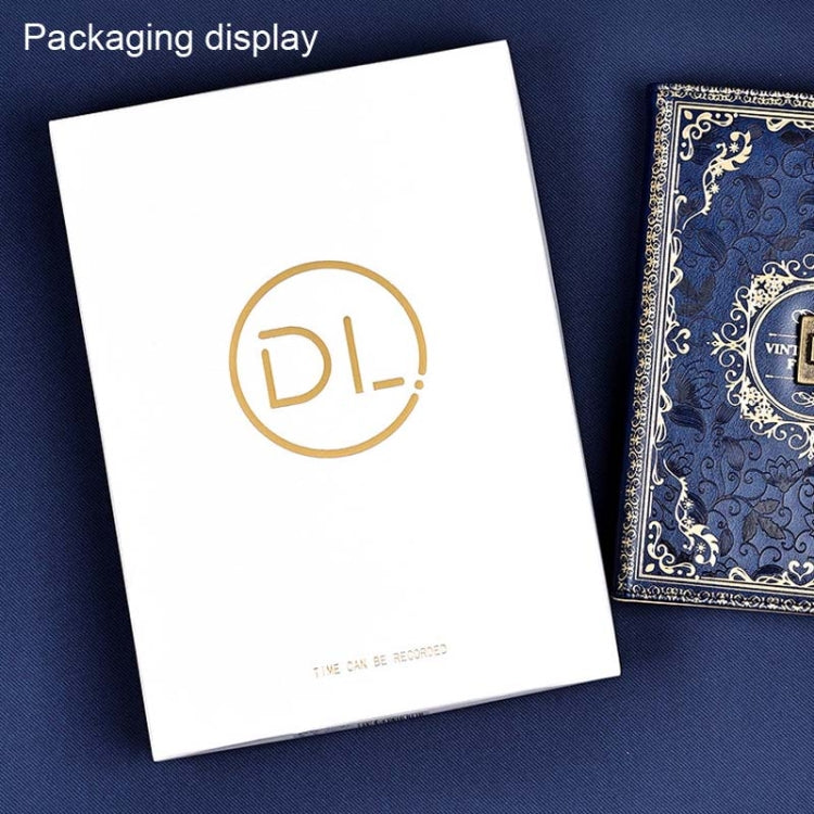 B6 PU Leather Retro Password Book With Lock Diary Hand Book(Purple) - Notebooks by PMC TechLife | Online Shopping South Africa | PMC TechLife