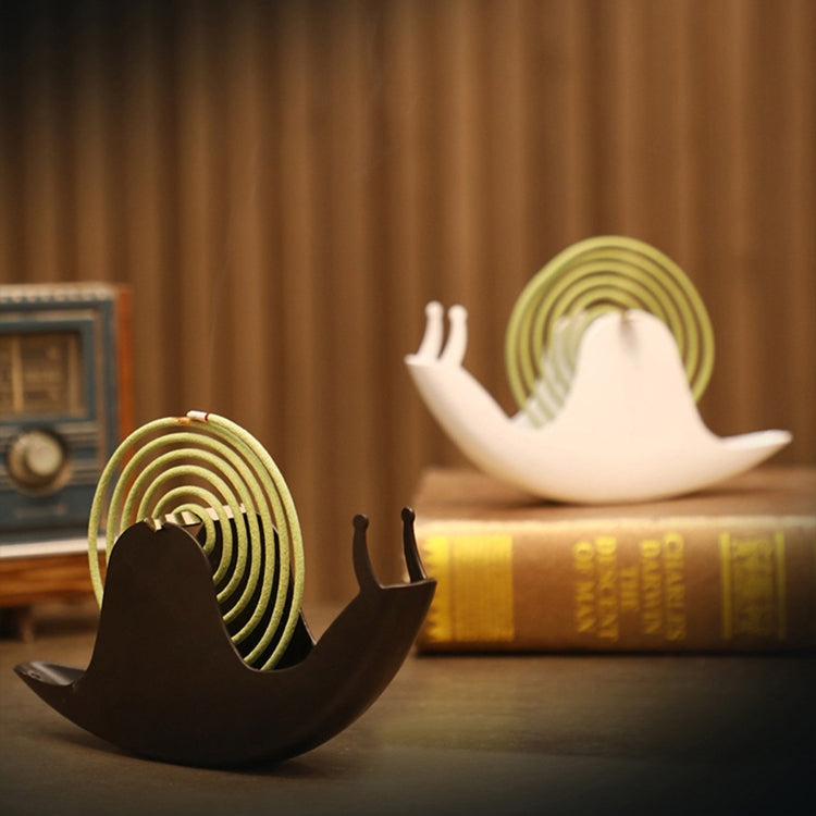 Snail Shape Mosquito Coil Tray Fireproof Mosquito Coil Rack(Black) - Mosquito Coil Tray by PMC TechLife | Online Shopping South Africa | PMC TechLife | Buy Now Pay Later Mobicred