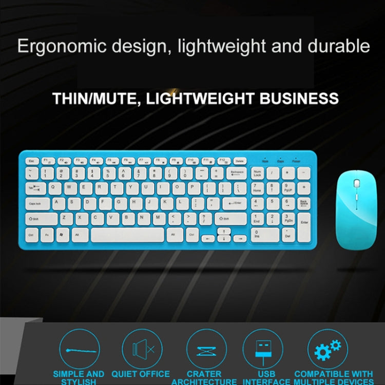 MLD-568 Office Gaming Mute Wireless Mouse Keyboard Set(White) - Wireless Keyboard by PMC Jewellery | Online Shopping South Africa | PMC Jewellery | Buy Now Pay Later Mobicred