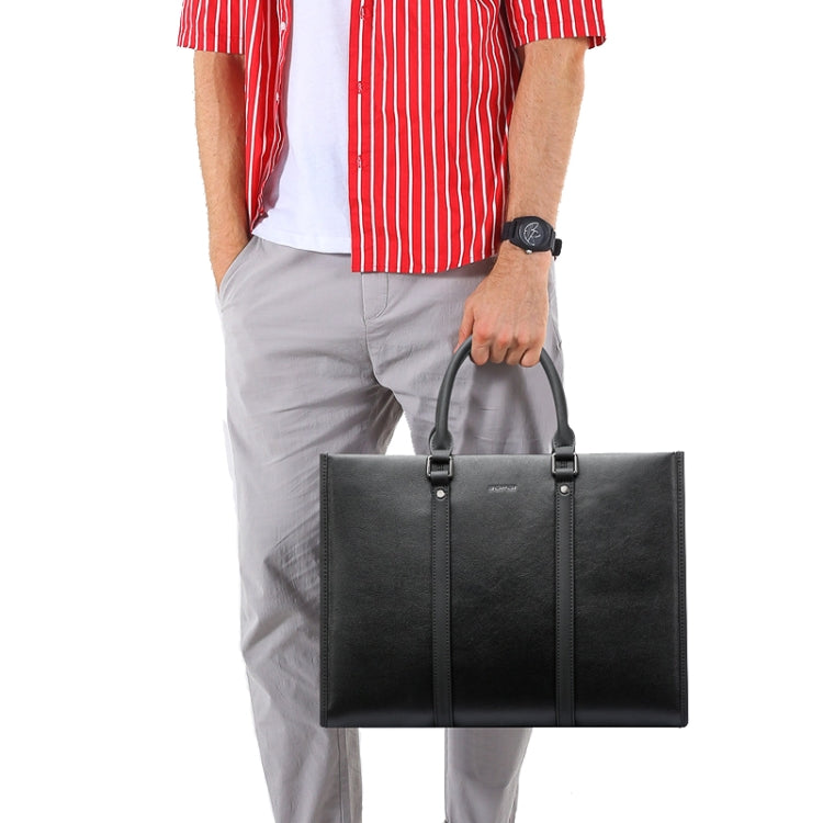 Bopai 11-98711 Multifunctional Business Waterproof Wearable Laptop Handbag(Black) - 14.1 inch by PMC Jewellery | Online Shopping South Africa | PMC Jewellery | Buy Now Pay Later Mobicred