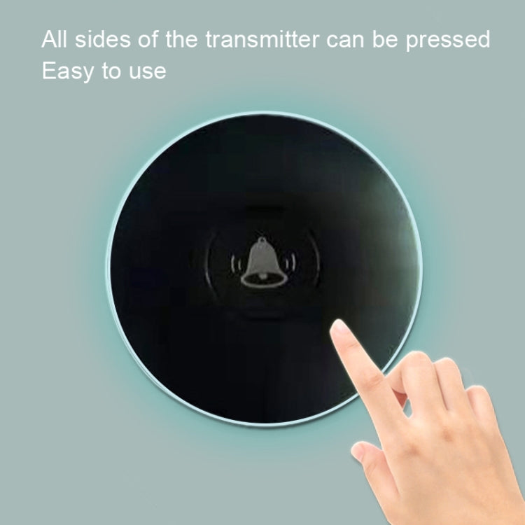 R16 1 For 1 Smart Wireless Self-Powered Hotel Home Electronic Call Doorbell(EU Plug White) - Wireless Doorbell by PMc TechLife | Online Shopping South Africa | PMc TechLife | Buy Now Pay Later Mobicred