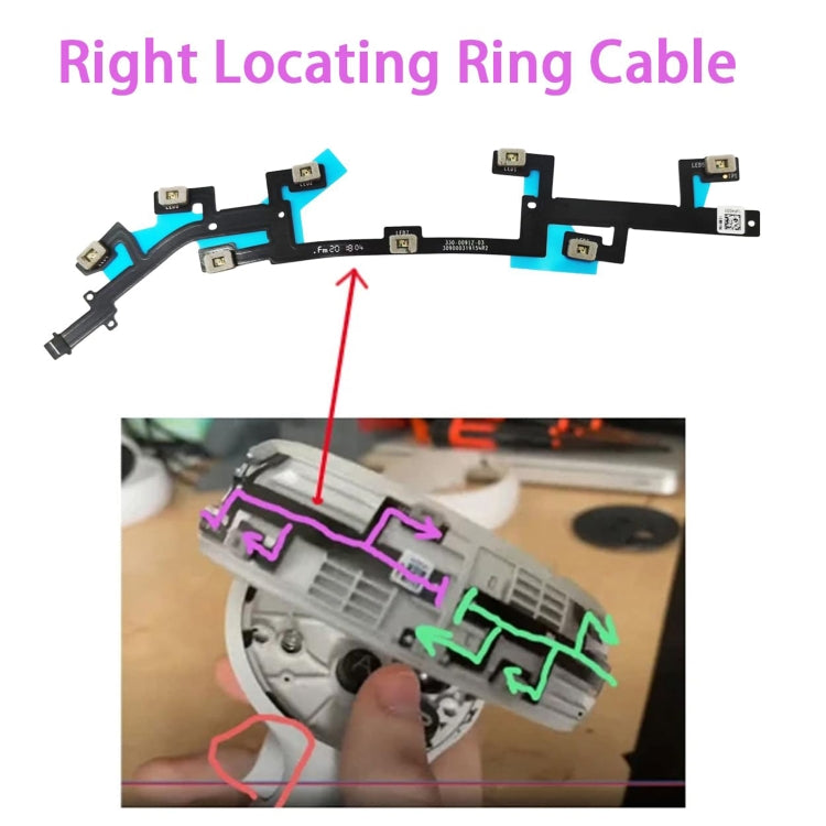 For Meta Quest 2 Locating Ring Flex Cable Left Without Light - by PMC TechLife | Online Shopping South Africa | PMC TechLife | Buy Now Pay Later Mobicred
