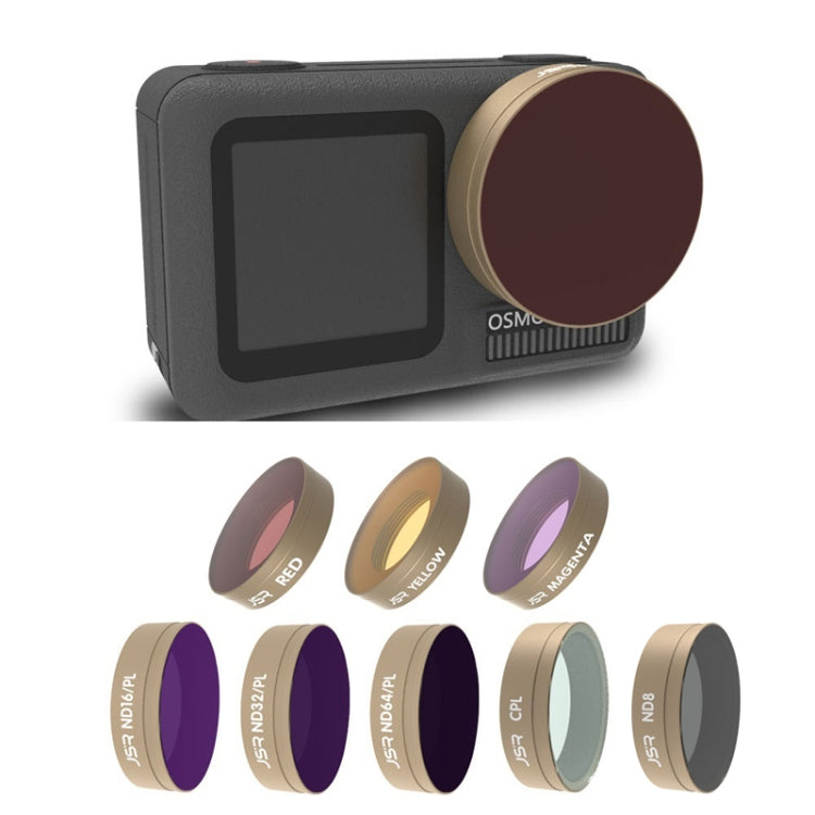 JSR For DJI Osmo Action Motion Camera Filter, Style: LG-ND64/PL - Lens Filter by JSR | Online Shopping South Africa | PMC TechLife | Buy Now Pay Later Mobicred