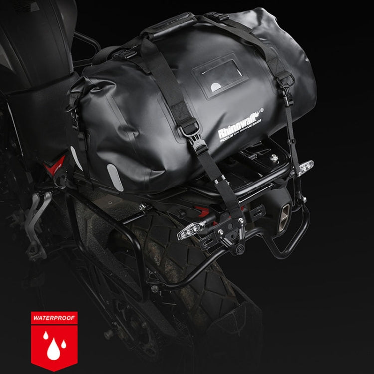 Rhinowalk MT20450 45L Large Capacity Portable Waterproof Motorcycle Tail Bag(Black) - free shipping - PMC TechLife - Order now!