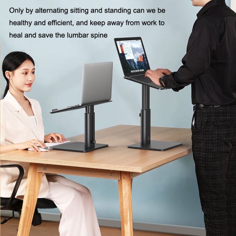 SSKY P20 Portable Aluminum Alloy Lifting And Raising Laptop Support(Black) - free shipping - PMC Jewellery - Order now!