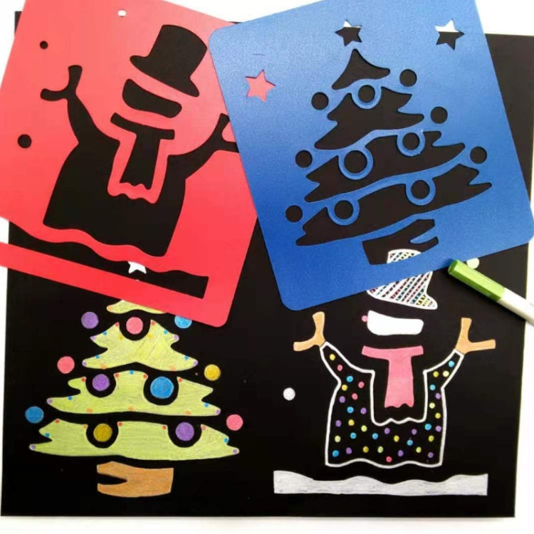 Children DIY Drawing Stencil Colorful Hollow Copy Board(H-01) - Art Supplies by PMC TechLife | Online Shopping South Africa | PMC TechLife | Buy Now Pay Later Mobicred