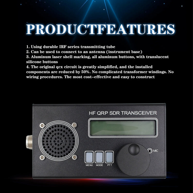 Mini 8 Band SSB/CW QRP Transceiver For Ham Radio, Style: Host + Hand Mi + US - Set Top Box & Accessories by PMC TechLife | Online Shopping South Africa | PMC TechLife | Buy Now Pay Later Mobicred