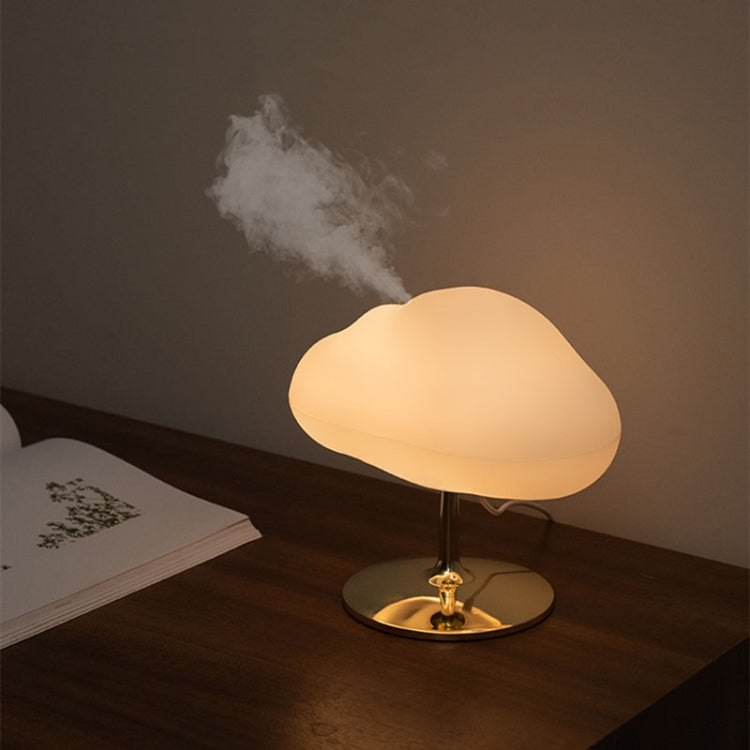 270ml Cloud Aroma Diffuser Humidifier USB Table Lamp(Silver Bottom) - free shipping - PMC TechLife - Order now!