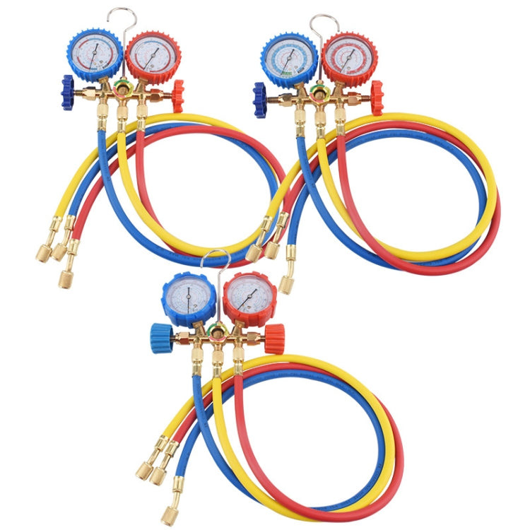 Car Air Conditioning Refrigeration Fluoridation Double Meter Valve(B) - free shipping - PMC TechLife - Order now!