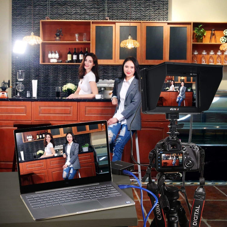 VILTROX DC-70II 7 Inch 4K HD Camera Director Monitor Film Camera Video Monitor - free shipping - PMC TechLife - Order now!