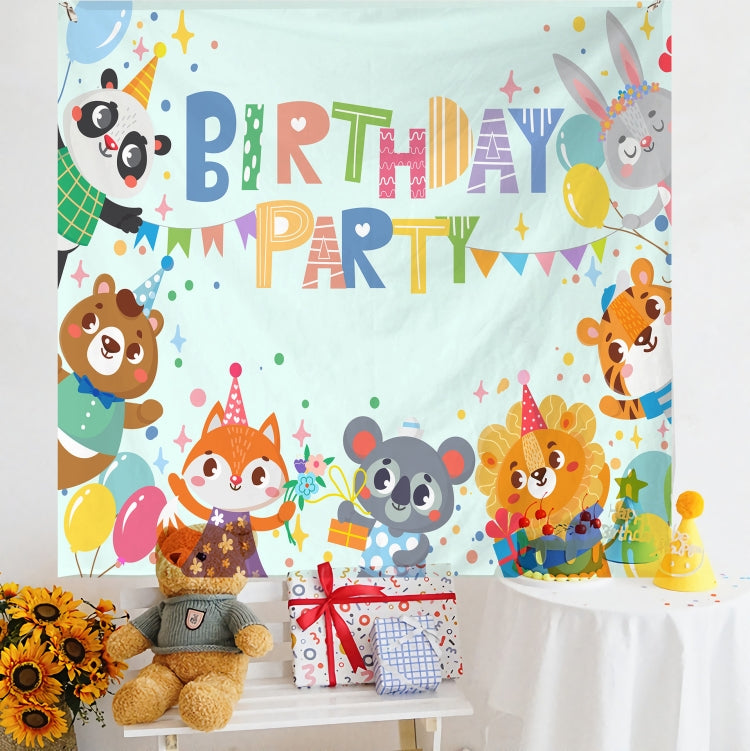 Birthday Layout Hanging Cloth Children Photo Wall Cloth, Size: 180x200cm Velvet(2) - Cartoon by PMC TechLife | Online Shopping South Africa | PMC TechLife | Buy Now Pay Later Mobicred