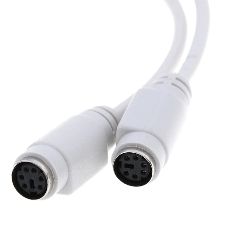 PS2 2pcs 1 to 2 Transfer Wiring Industrial Computer with Keyboard Mouse Interface(0.29m) - PS/2 Series by PMC TechLife | Online Shopping South Africa | PMC TechLife