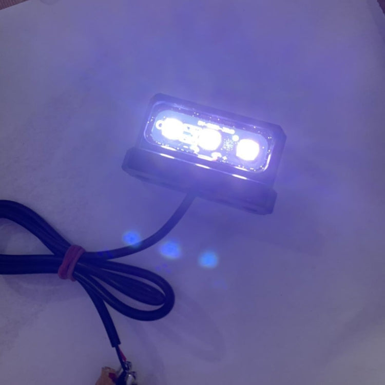 MK-114 2pcs Plane Frame CNC Aluminum Alloy LED Taillights Motorcycle License Plate Light(Black) - Signal Lights by PMC TechLife | Online Shopping South Africa | PMC TechLife | Buy Now Pay Later Mobicred