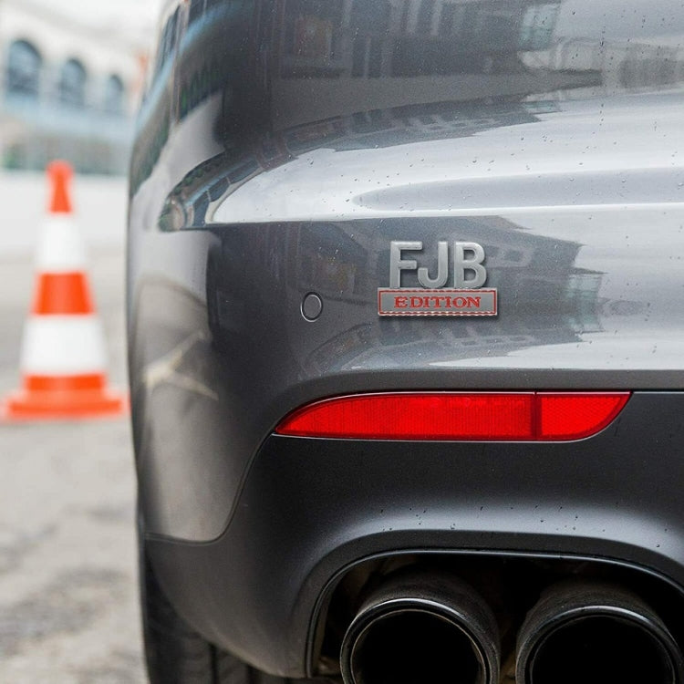 5pcs Car Body Rear Modification Plate Label(Silver Black) - Decorative Sticker by PMC Jewellery | Online Shopping South Africa | PMC Jewellery | Buy Now Pay Later Mobicred