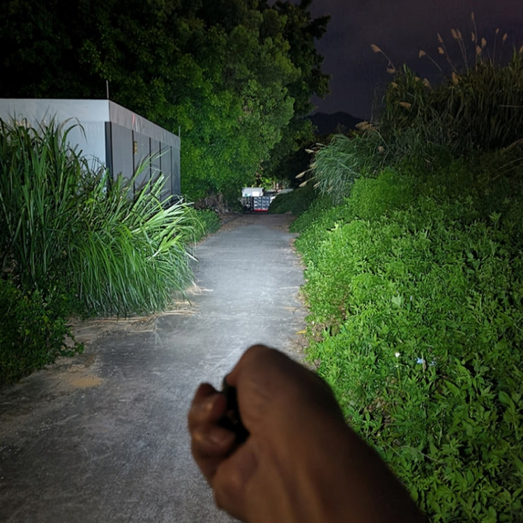 V3 Keychain Light USB Rechargeable Strong Light Mini Flashlight(Transparent Black) - Mini Flashlight by PMc TechLife | Online Shopping South Africa | PMc TechLife | Buy Now Pay Later Mobicred