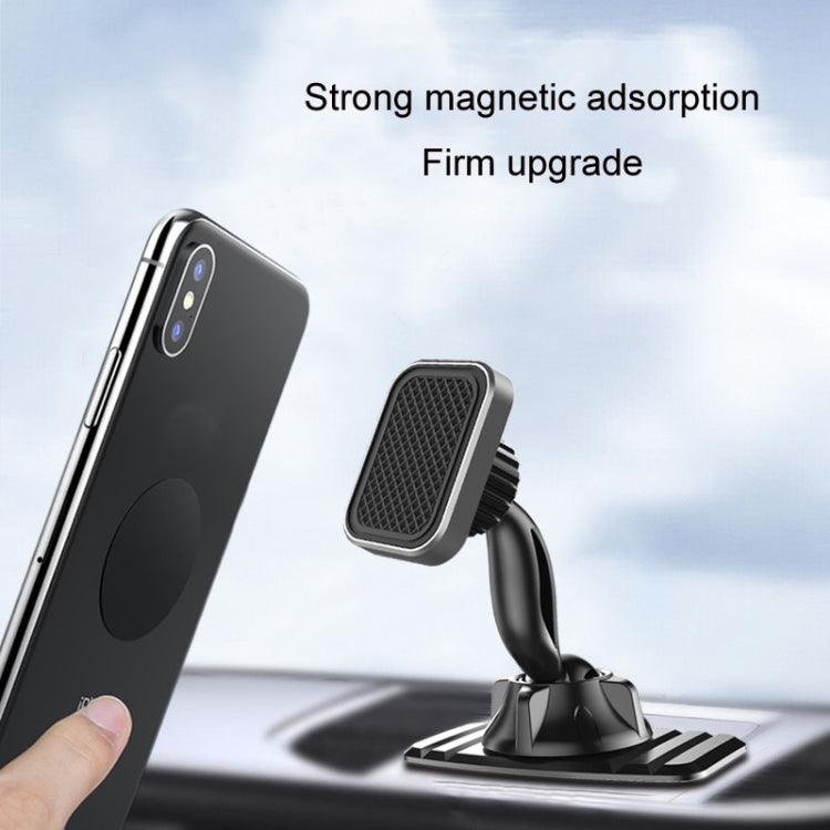 Car Center Console Paste Magnetic Mobile Phone Holder(Red) - Car Holders by PMC TechLife | Online Shopping South Africa | PMC TechLife | Buy Now Pay Later Mobicred
