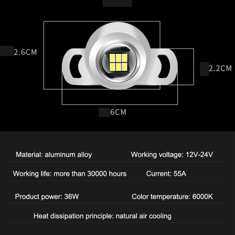 Car LED Ultra -Bright Electric Eye Reversing Light External Bulb Modified Universal Auxiliary Light, Style: Long Bright Silver Shell - Arrow Turn Lights by PMC TechLife | Online Shopping South Africa | PMC TechLife | Buy Now Pay Later Mobicred