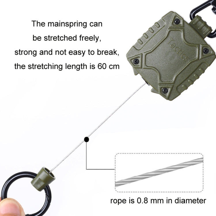 Outdoor Fishing Zinc Alloy Retractable Metal Hanging Buckle(6862) - Hooks by PMC TechLife | Online Shopping South Africa | PMC TechLife | Buy Now Pay Later Mobicred