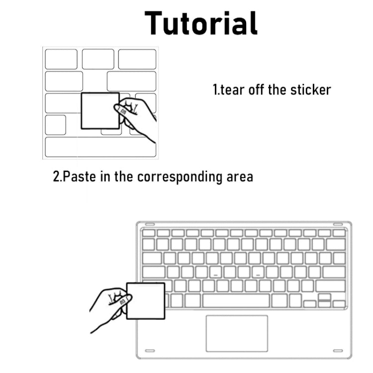 for Macbook Air 13.3 inch 5pcs Laptop Keyboard PVC Sticker(Pink Colorful) - Keyboard Protector by PMC Jewellery | Online Shopping South Africa | PMC Jewellery | Buy Now Pay Later Mobicred