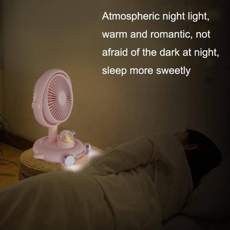 Household Cute Pet Fan USB Desktop Night Light Fan(Apricot) - free shipping - PMC TechLife - Order now!